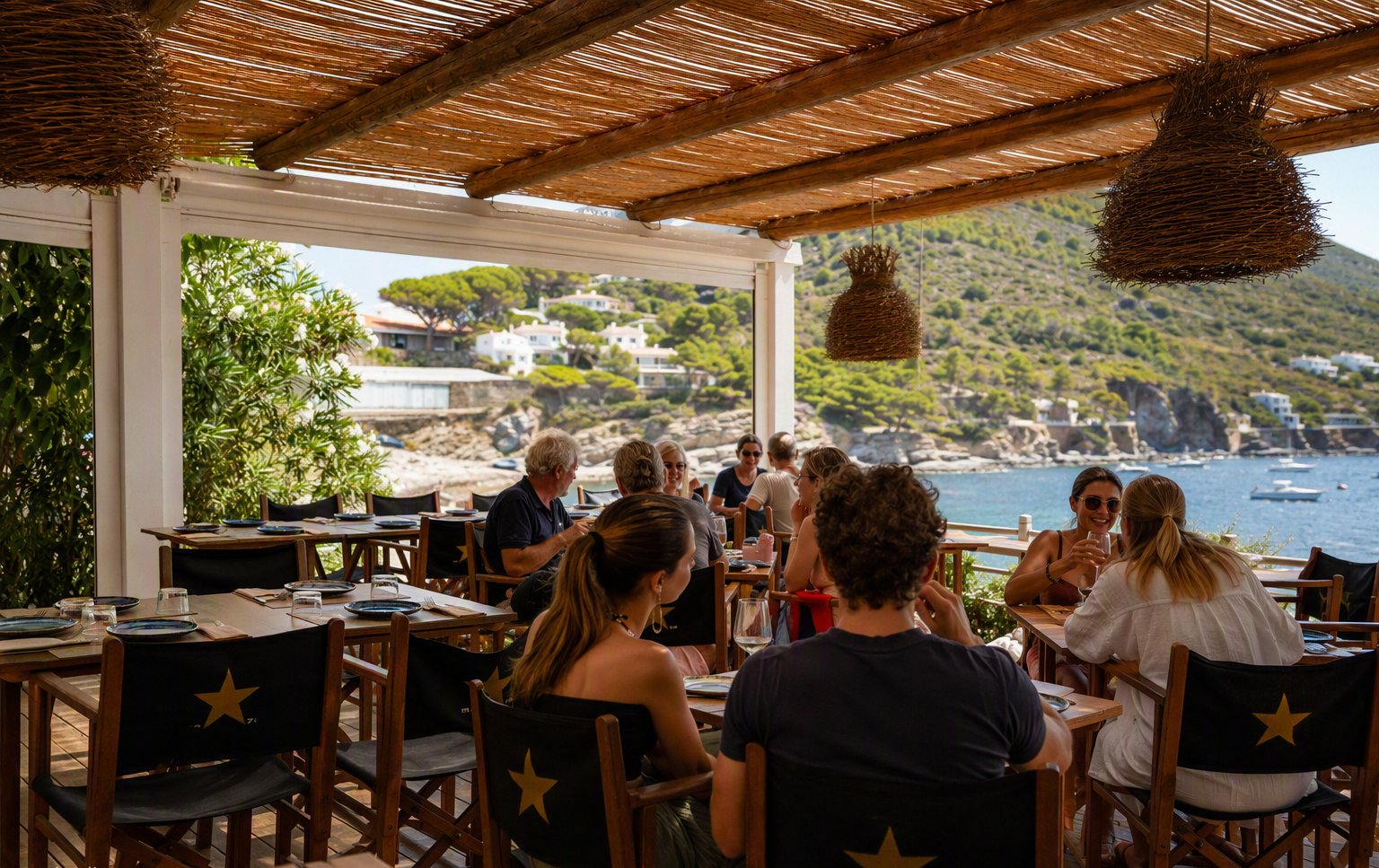 The terrace of Xiringuito La Sal